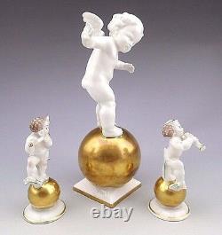 Art Deco Karl Tutter Hutschenreuther Set of 3 Porcelain Figurines