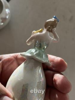 Art Deco Ladies Dresser Bavarian Porcelain Vanity Set 2 Perfumes + Powder Jar