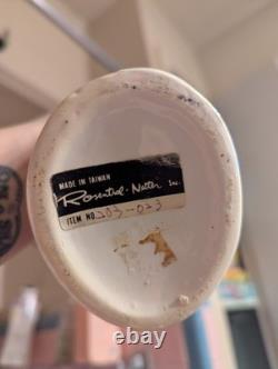 Art Deco Lusterware Porcelain Swan Vase with iridescent Rosenthal Netter MCM