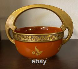 Art Deco Pinon Heuze Porcelain Cup In Gien Earthenware With Handle