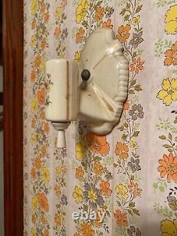 Art Deco Pocelier Porcelain Ceiling Light Fixture & Sconces room1