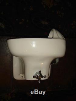 Art Deco Porcelain Drinking Fountain Bubbler, Complete Working HANS