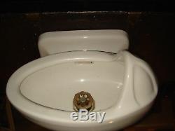 Art Deco Porcelain Drinking Fountain Bubbler, Complete Working HANS