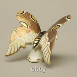 Art Deco Porcelain Figurine Butterfly Neutettau Real Aetzgold Um 1930 V. Z