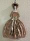 Art Deco Porcelain Half Doll Flapper Girl German Flat Back Hanging Vintage