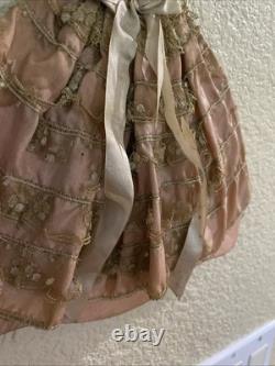 Art Deco Porcelain Half Doll Flapper Girl German Flat Back Hanging Vintage