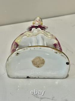 Art Deco Porcelain Harlequin Figurine Signed