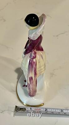 Art Deco Porcelain Harlequin Figurine Signed