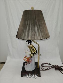 Art Deco Porcelain Harlequin Lamp Meissen style Jester