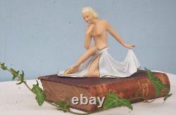 Art Deco Porcelain Painted Ballerina Dancer Figurine Fasold & Stauch