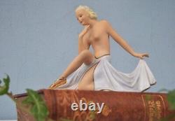 Art Deco Porcelain Painted Ballerina Dancer Figurine Fasold & Stauch