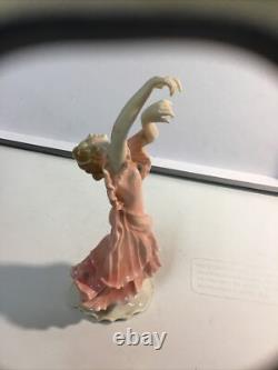 Art Deco Porcelain Sculpture of Isadora Duncan American Dancer Karl Ens 1919-45