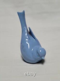Art Deco Rare Lenox Porcelain Vintage Blue Glazed Bird 1930's Mark Figurine