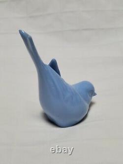 Art Deco Rare Lenox Porcelain Vintage Blue Glazed Bird 1930's Mark Figurine