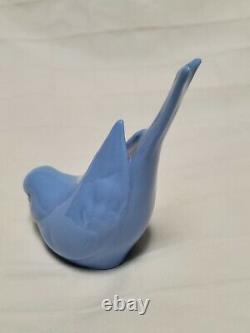 Art Deco Rare Lenox Porcelain Vintage Blue Glazed Bird 1930's Mark Figurine