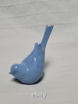 Art Deco Rare Lenox Porcelain Vintage Blue Glazed Bird 1930's Mark Figurine