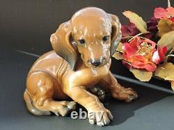 Art Deco Rosenthal 6 Figurine Puppy Dachshund by Th. Karner c. 1945