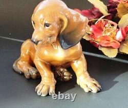 Art Deco Rosenthal 6 Figurine Puppy Dachshund by Th. Karner c. 1945