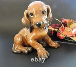 Art Deco Rosenthal 6 Figurine Puppy Dachshund by Th. Karner c. 1945