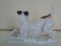 Art Deco Rosenthal Fox / Jack Russel Terrier Kaerner #135 Porcelain Dog Figurine