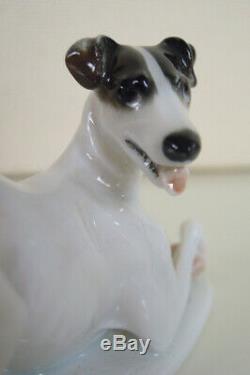 Art Deco Rosenthal Fox / Jack Russel Terrier Kaerner #135 Porcelain Dog Figurine