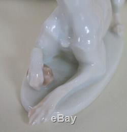 Art Deco Rosenthal Fox / Jack Russel Terrier Kaerner #135 Porcelain Dog Figurine