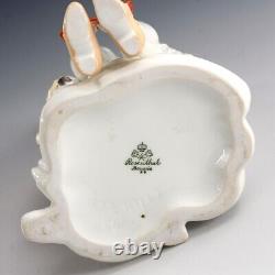 Art Deco Rosenthal Porcelain Figure Pierrette w Poodle Holzer Defanti