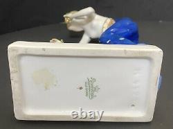 Art Deco Rosenthal Porcelain Figure Snake Charmer Signed B Boems c1920