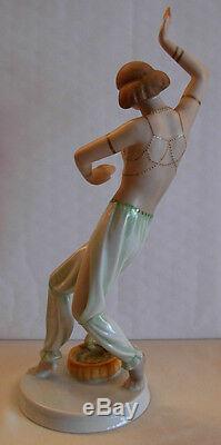 Art Deco Rosenthal Porcelain Figurine By Gustav Oppel- Salambo- Model 956/2