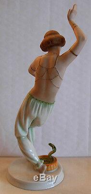 Art Deco Rosenthal Porcelain Figurine By Gustav Oppel- Salambo- Model 956/2