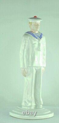 Art Deco Style Art Nouveau Porcelain Marine Figurine Statue