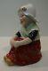 Art Deco Style Figurine Daughter Art Nouveau Style Porcelain Ceramic