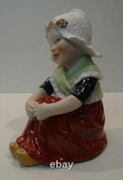 Art Deco Style Figurine Daughter Art Nouveau Style Porcelain Ceramic