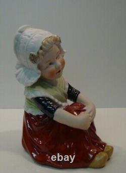 Art Deco Style Figurine Daughter Art Nouveau Style Porcelain Ceramic