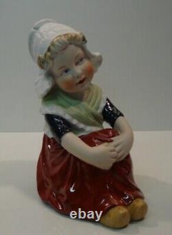 Art Deco Style Figurine Daughter Art Nouveau Style Porcelain Ceramic