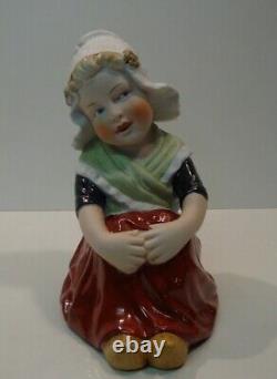 Art Deco Style Figurine Daughter Art Nouveau Style Porcelain Ceramic