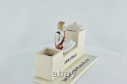 Art Deco Style Inkwell Writing case Figurine Bathing Beauty Le touquet Art Nouve