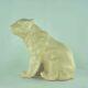 Art Deco Style Statue Figurine Bear Wildlife Art Nouveau Style Porcelain Crackle