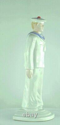 Art Deco Style Statue Figurine Marine Art Nouveau Style Porcelain Enamels