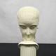 Art Deco White Porcelain Column Bust