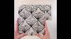 Art Deco White Wall Tiles 20x20cm Ceramic Tiles