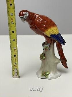 Art Deco porcelain Figurine Parrots Bird Sitzendorf German Porcelain