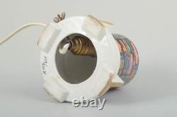 Art Deco porcelain scent lamp with geometric form. Ca. 1930s, Germany