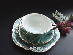 Art Deco silver overlay Cup, saucer and plate Rosenthal Bavaria Germany