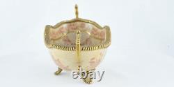 Art Nouveau Style Bowl Soapdish Flower Art Deco Style Porcelain Porcelain