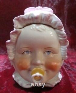 Art Nouveau Style Box Jewelry Figurine Baby Art Deco Style Porcelain Enamels