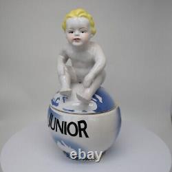 Art Nouveau Style Box Jewelry Figurine Figurine baby Art Deco Style Porcelain