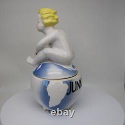 Art Nouveau Style Box Jewelry Figurine Figurine baby Art Deco Style Porcelain