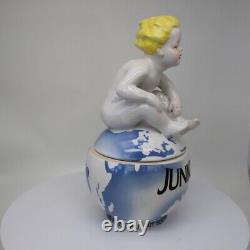 Art Nouveau Style Box Jewelry Figurine Figurine baby Art Deco Style Porcelain