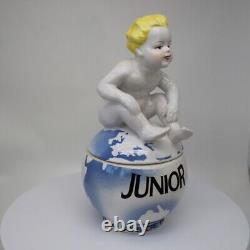 Art Nouveau Style Box Jewelry Figurine Figurine baby Art Deco Style Porcelain